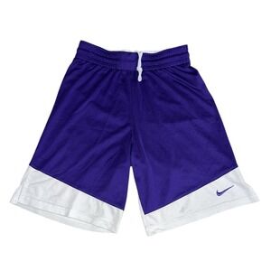 Nike Dri-Fit Shorts Youth Boys Large L Purple White